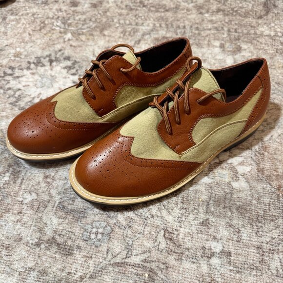 Kenneth Cole Wingtip Oxford Dress Shoes - size 6 - Picture 7 of 11